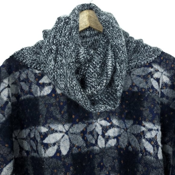 Anthropologie Buffalo Plaid Reversible Poncho - Picture 2 of 7